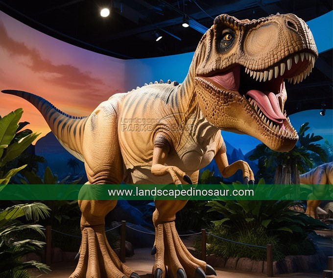 an Animatronic Dinosaur Trex for Exhibit an Animatronic Dinosaur Trex for Exhibit